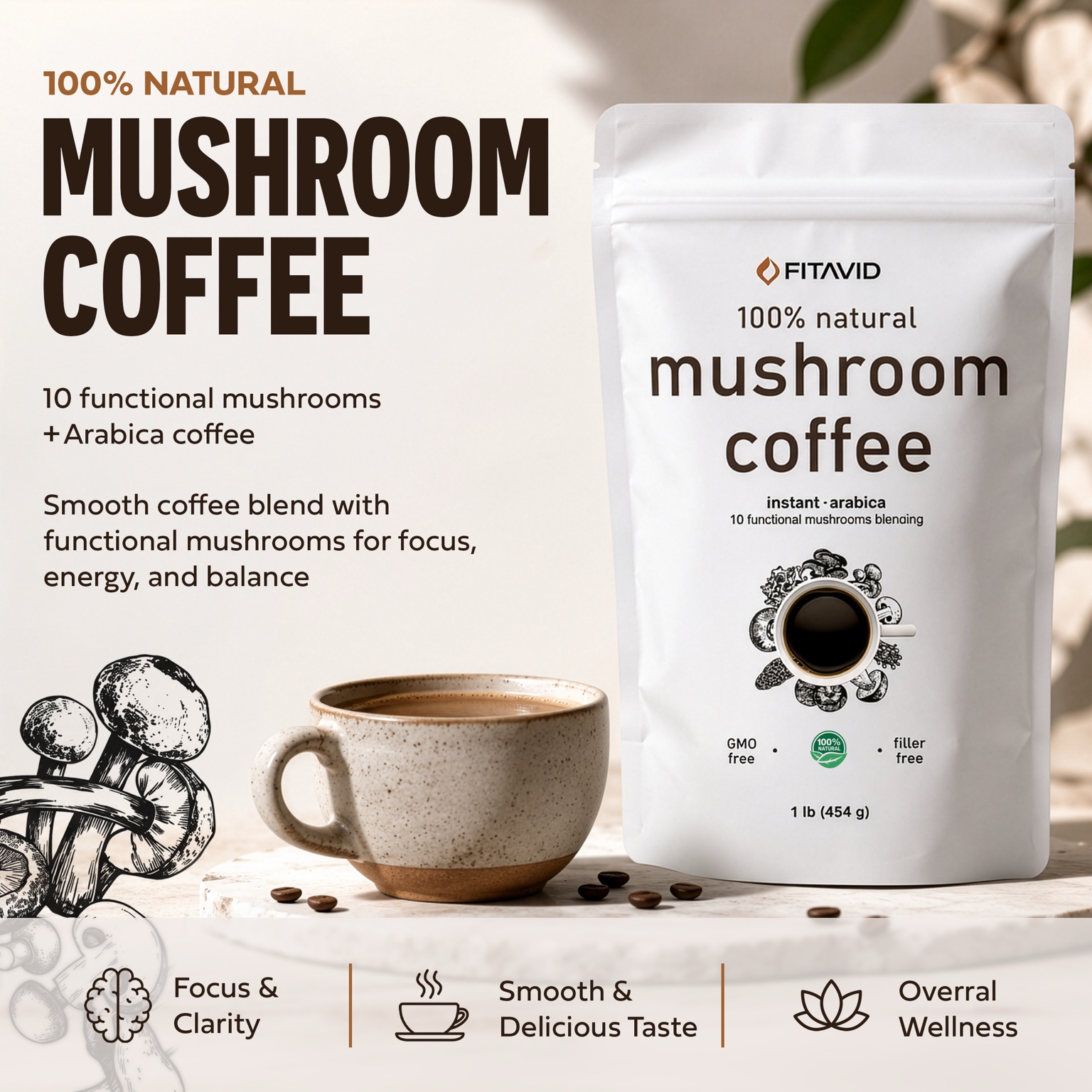 FITAVID Mushroom Coffee